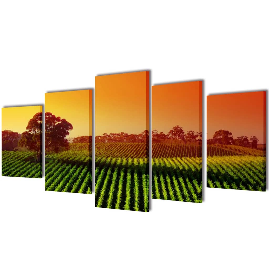VIDAXL CANVAS PRESSIONE DELLA PRESSIONE DELLA MOLTA SET 100 X 50 CM