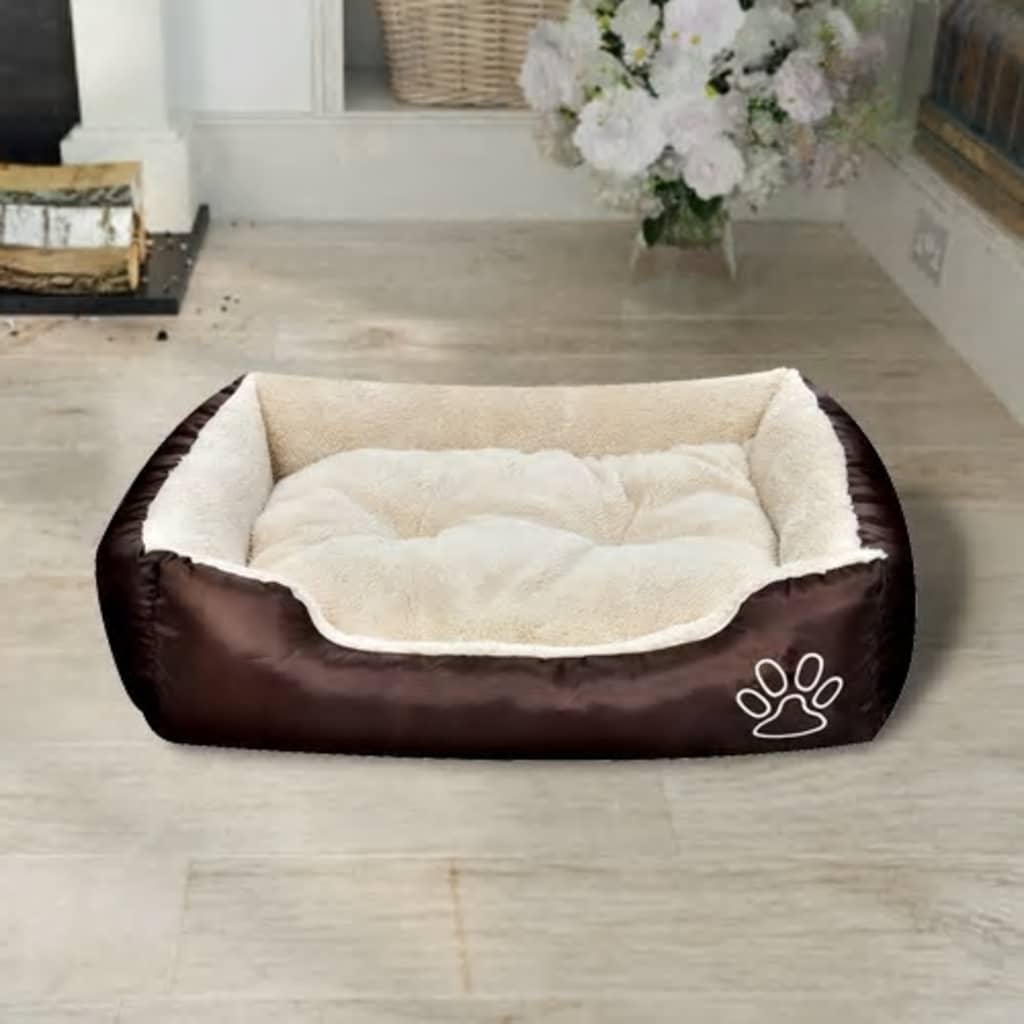Cestino per cani Vidaxl con cuscini a LED