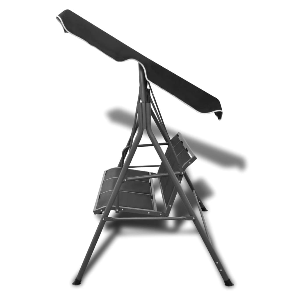Vidaxl Swing Bench con tenda da sole