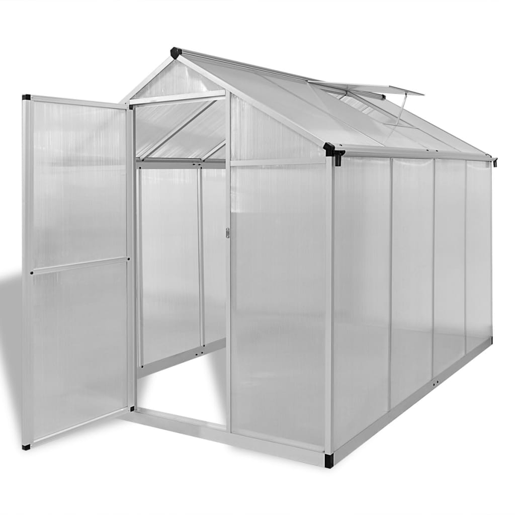 Vidaxl Tuinkas con marco básico 4.6 m² de aluminio reforzado