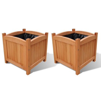 Le fioriere Vidaxl hanno raccolto 2 pezzi 30x30x30 cm