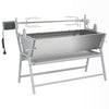 Vidaxl draaispit barbecue ijzer en roestvrij staal