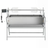 Vidaxl draaispit barbecue ijzer en roestvrij staal