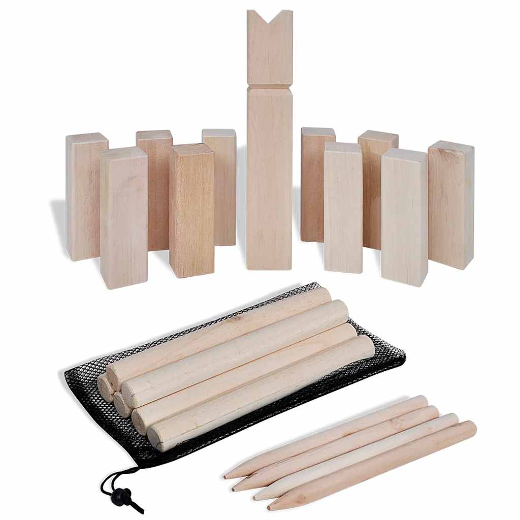 Vidaxl Wooden Game Set