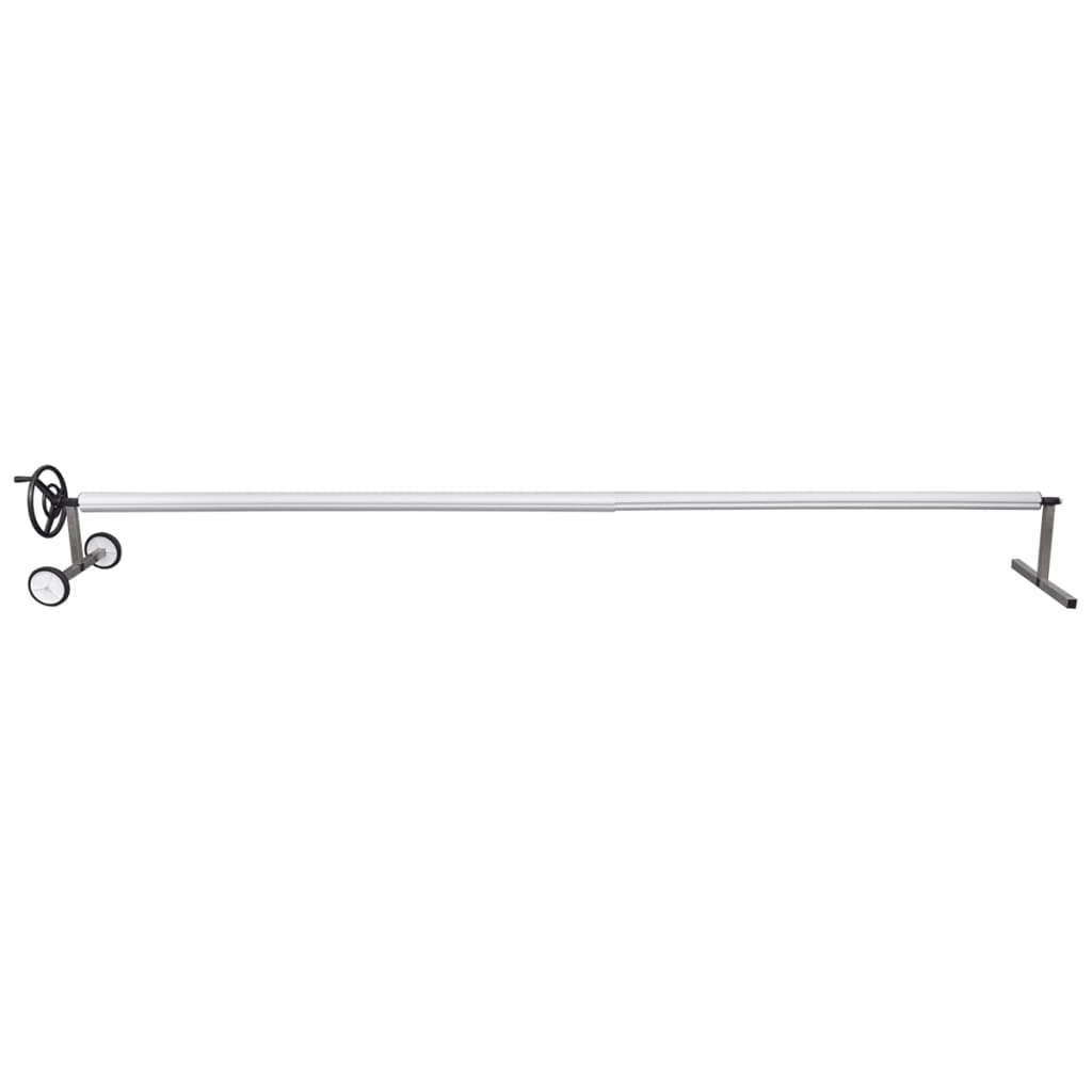 Vidaxl zwembadhoes roller met roestvrijstalen frame