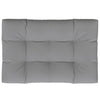 Cojín de palet Vidaxl 120 x 80 x 12 cm de tela gris