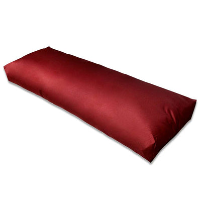 Vidaxl Back Cushion Tapizado de 120x40x10 cm de vino rojo