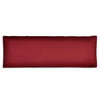 Vidaxl Back Cushion Tapizado de 120x40x10 cm de vino rojo