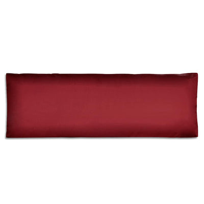 Vidaxl Back Cushion Tapizado de 120x40x10 cm de vino rojo