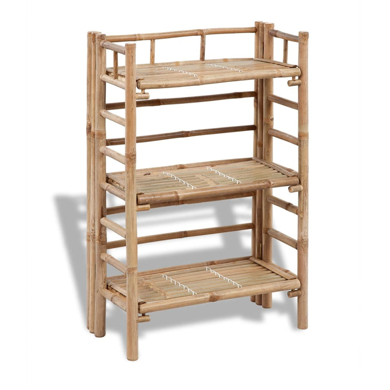 Vidaxl Plant rack Bamboo con 3 assi