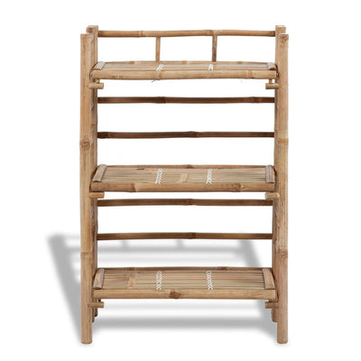 Vidaxl Plant rack Bamboo con 3 assi
