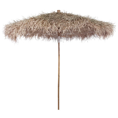 Vidaxl Parasol realizzato in bambù con tetto di foglie di banana 270 cm