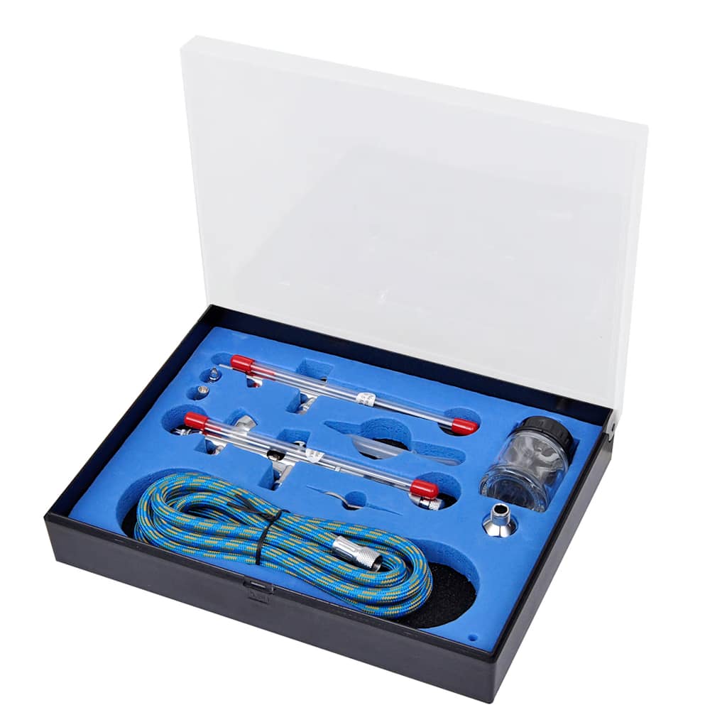 Vidaxl Airbrush set con 2 pistolas