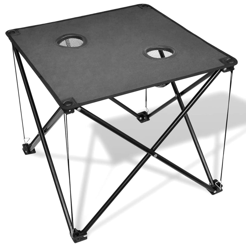 Vidaxl Camping Table Plegable (gris)