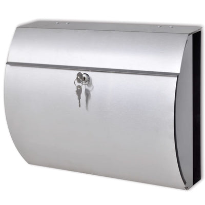 Vidaxl Letterbox inossidabile acciaio inossidabile