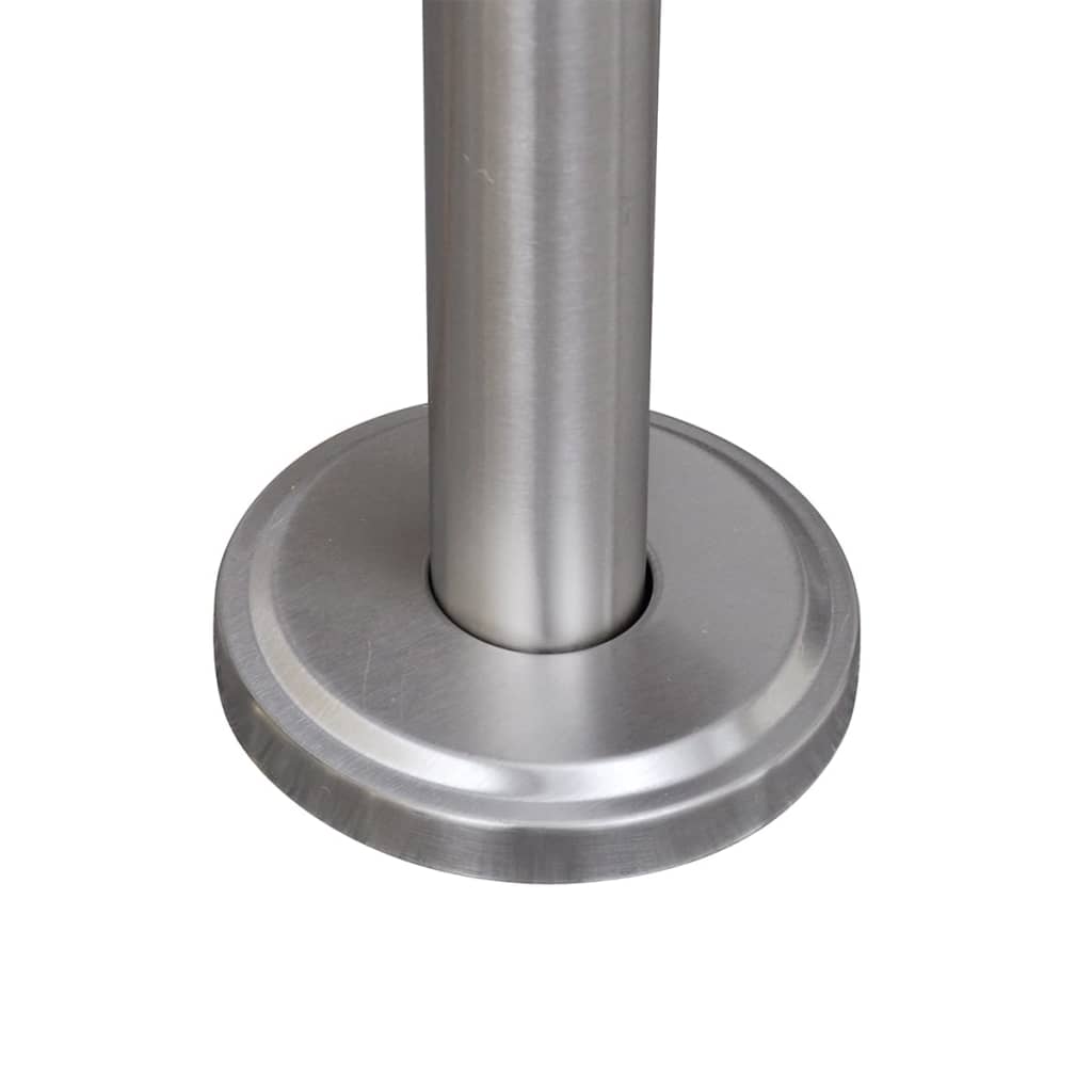 Acero inoxidable de buzón de buzón Vidaxl estándar