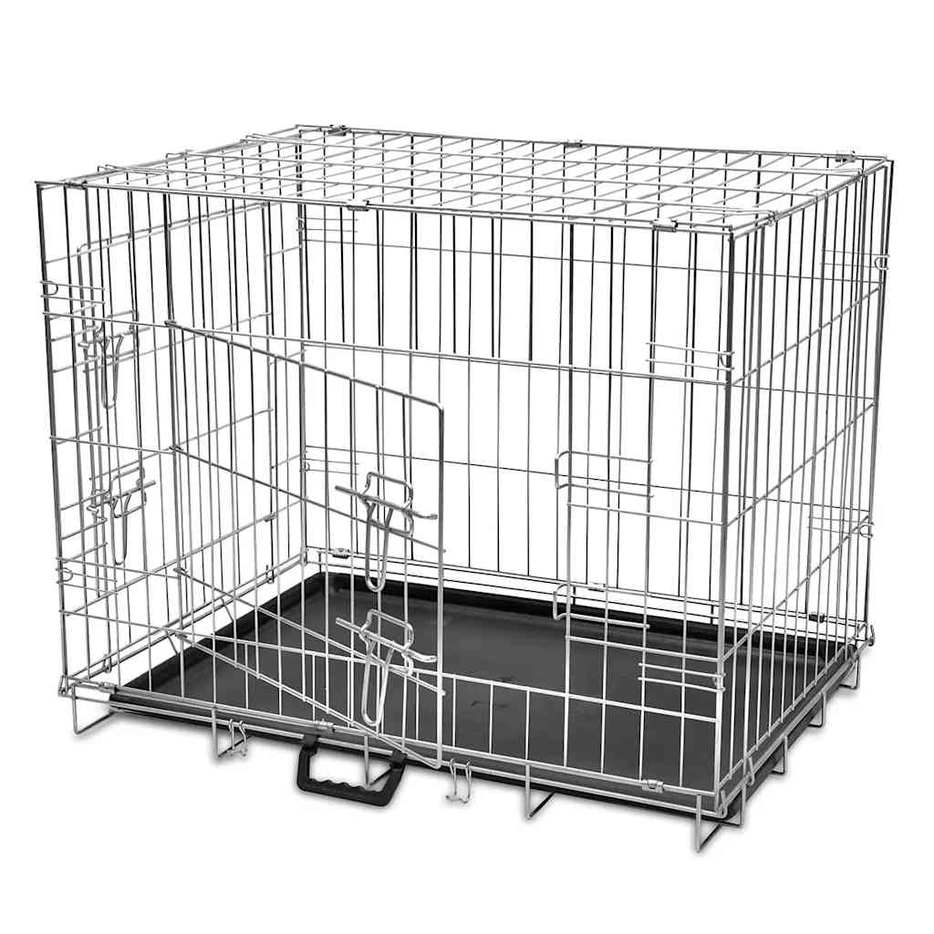 Vidaxl Dog Bank Plegable M Metal