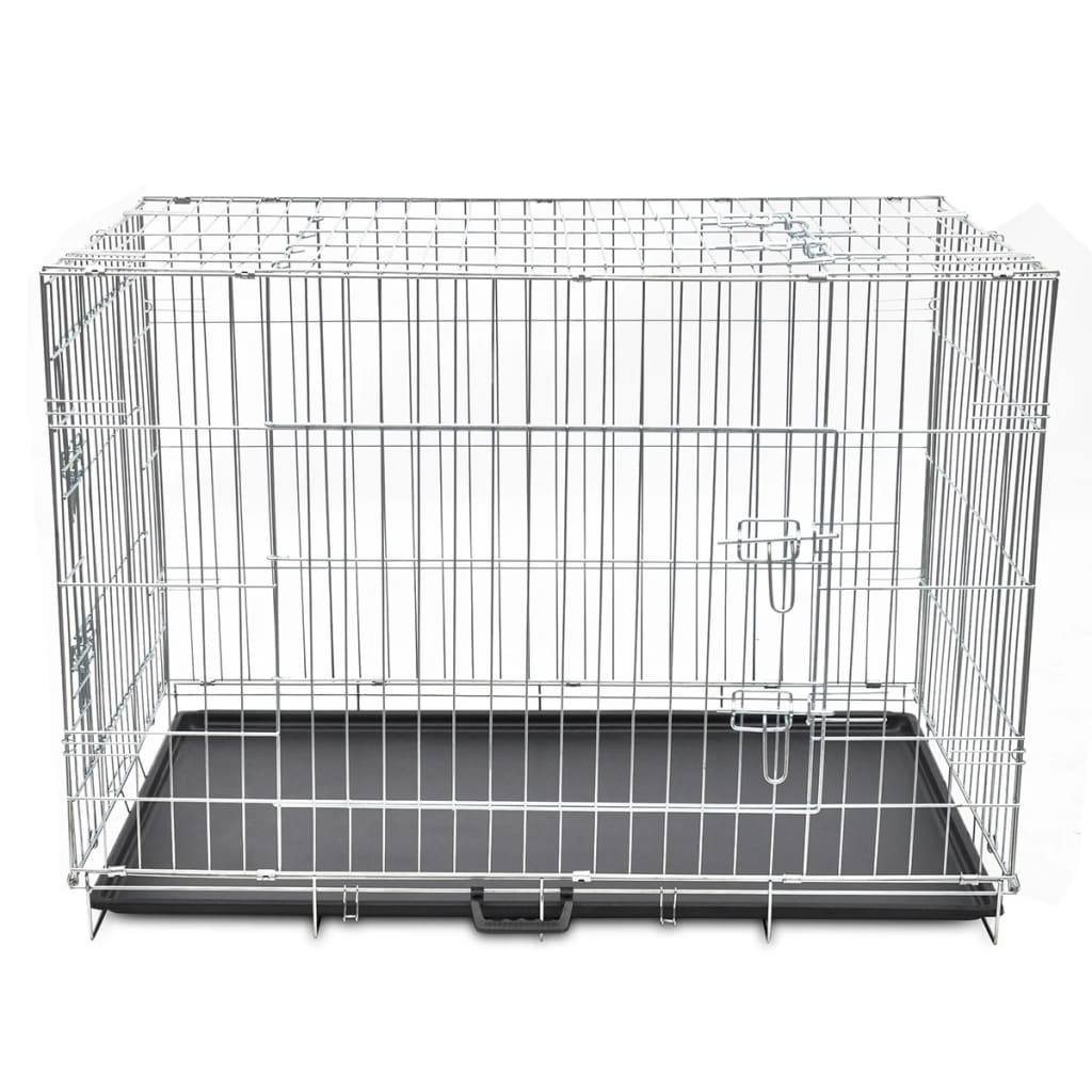 VIDAXL Dog Bank Collappeble XL Metal
