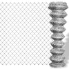 Vidaxl Mesh Fence 15x0.8 M Galvanized Steel Silver Colored