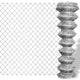 Vidaxl Mesh Fence 15x1 M Galvanized Steel Silver Colored