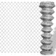 Vidaxl Mesh Fence 25x0.8 M Galvanized Steel Silver Colored