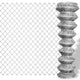 Vidaxl Mesh Fence 25x1 M Galvanized Steel Silver Colored