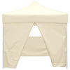 Tienda plegable Vidaxl con 4 paredes laterales 3x3 m de crema