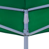 Tenda pieghevole Vidaxl 3x3 m verde