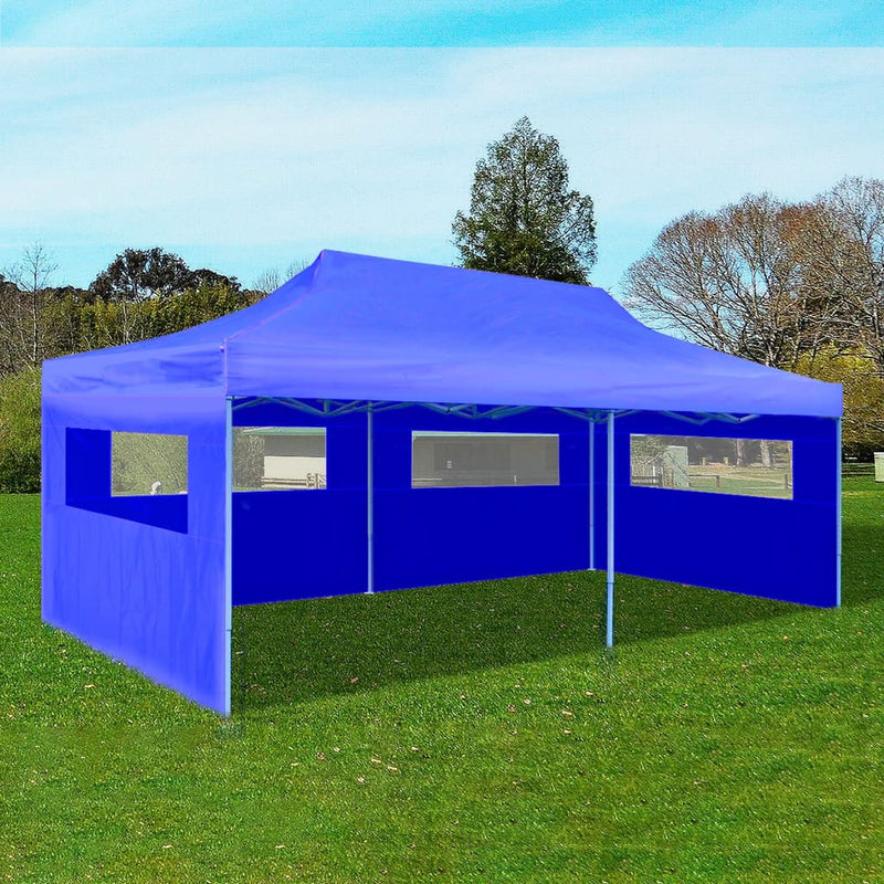 Vidaxl PartyTent pop-up pieghevole 3x6 m blu