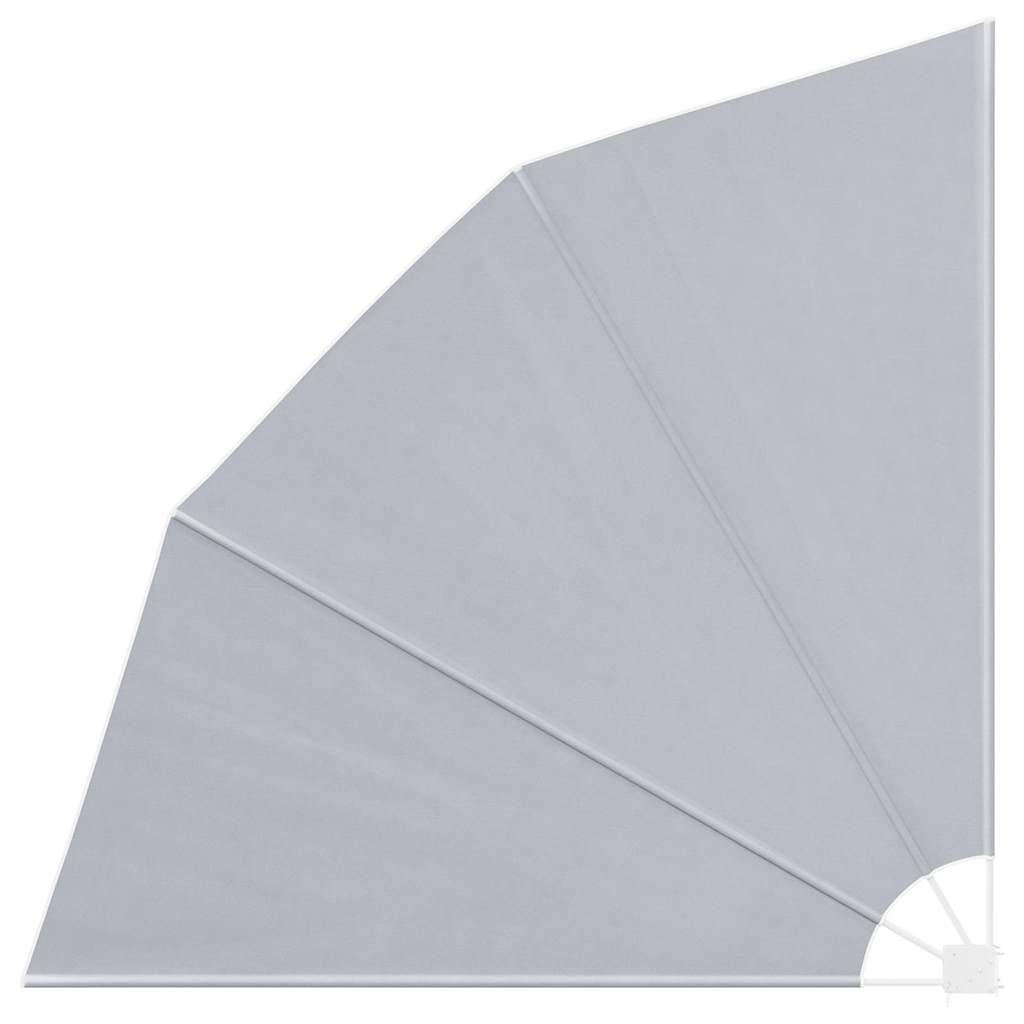 Vidaxx mampara de balcón plegable 210x210 cm gris