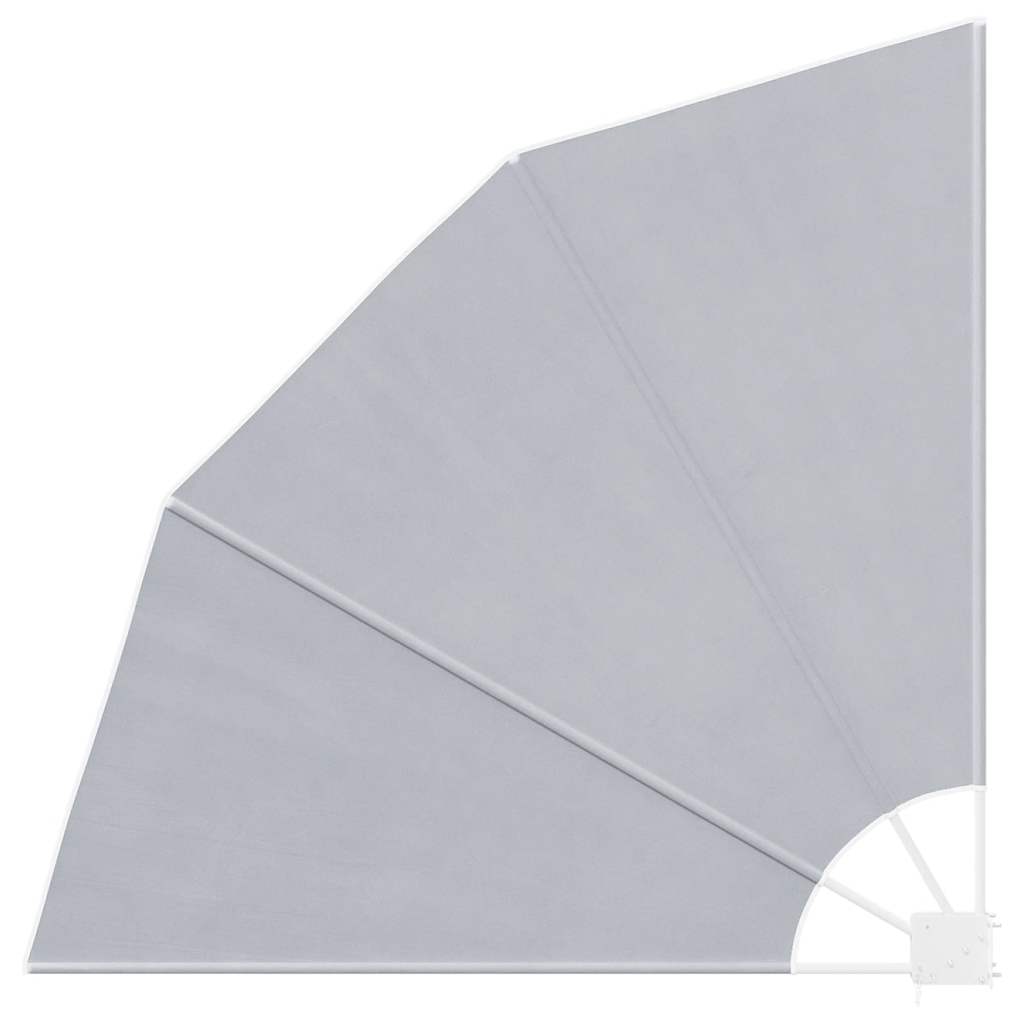 Vidaxl balkonscherm inklapbaar 140x140 cm grijs