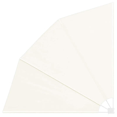 Vidaxx biombo de balcón plegable 210x210 cm crema