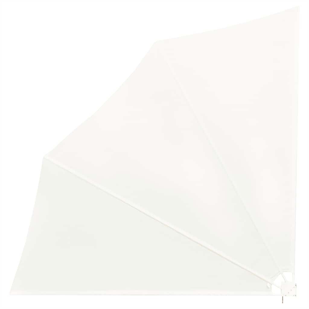 Vidaxl balkonscherm inklapbaar 140x140 cm crème