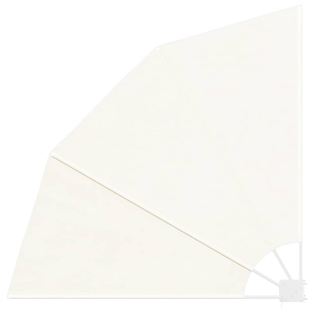 Vidaxl balkonscherm inklapbaar 140x140 cm crème