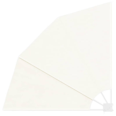 Vidaxl balkonscherm inklapbaar 140x140 cm crème