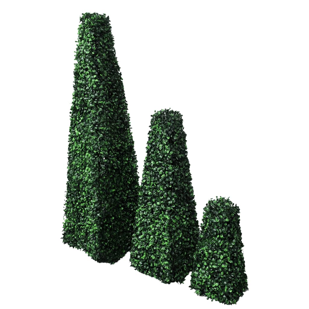 Vidaxl Artificiale bxussen in 3 parti a forma di piramide