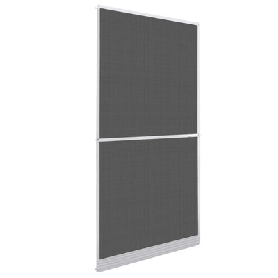 Puerta de pantalla Vidaxl con bisagras de 100x215 cm de blanco