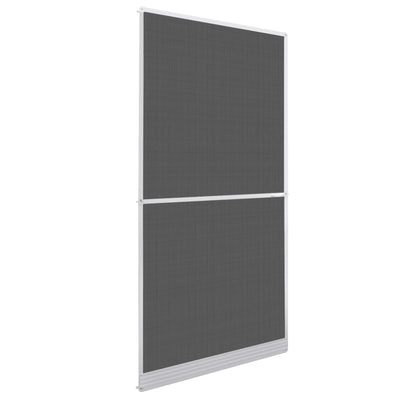 Porta dello schermo Vidaxl con cerniere da 100x215 cm bianco
