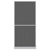 Puerta de pantalla Vidaxl con bisagras de 100x215 cm de blanco