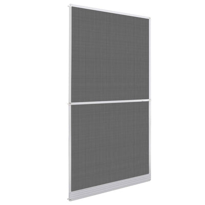 Puerta de pantalla Vidaxl con bisagras de 120x240 cm de blanco