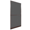 Porta dello schermo Vidaxl con cerniere marrone 120 x 240 cm