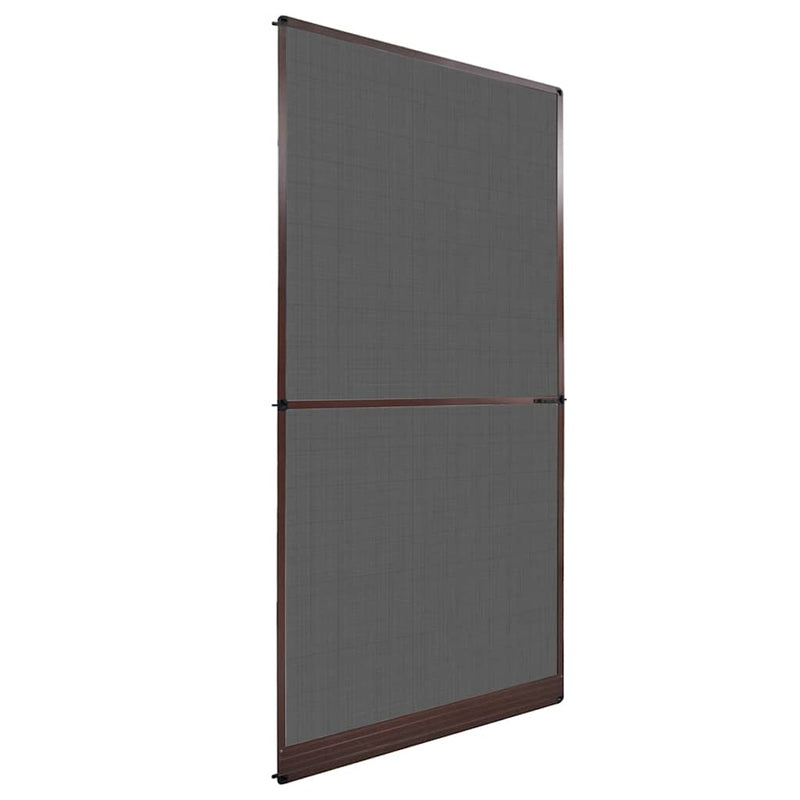 Porta dello schermo Vidaxl con cerniere marrone 120 x 240 cm