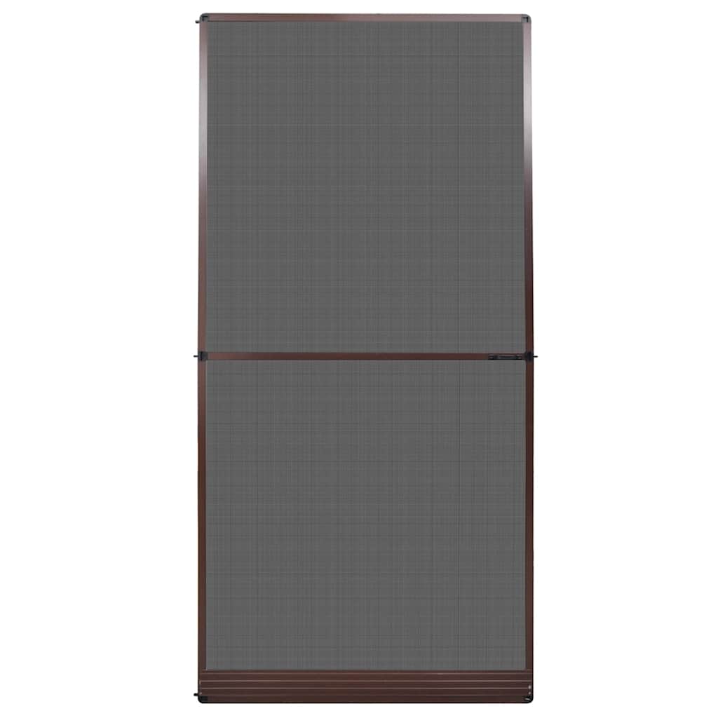 Porta dello schermo Vidaxl con cerniere marrone 120 x 240 cm