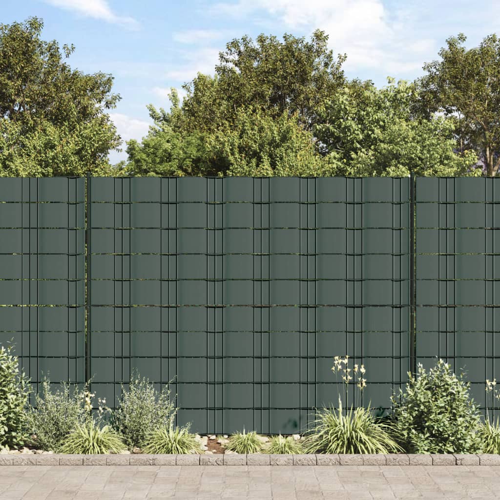 Vidaxl Garden Screen 70x0.19 M PVC verde