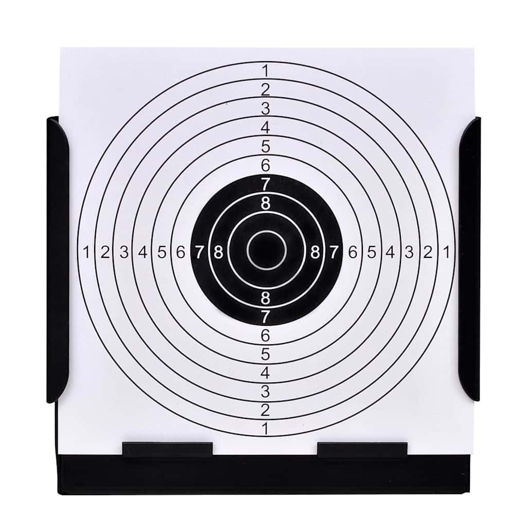 Vidaxl Shooting Armade quadrato con 100 bersagli di carta 14 cm