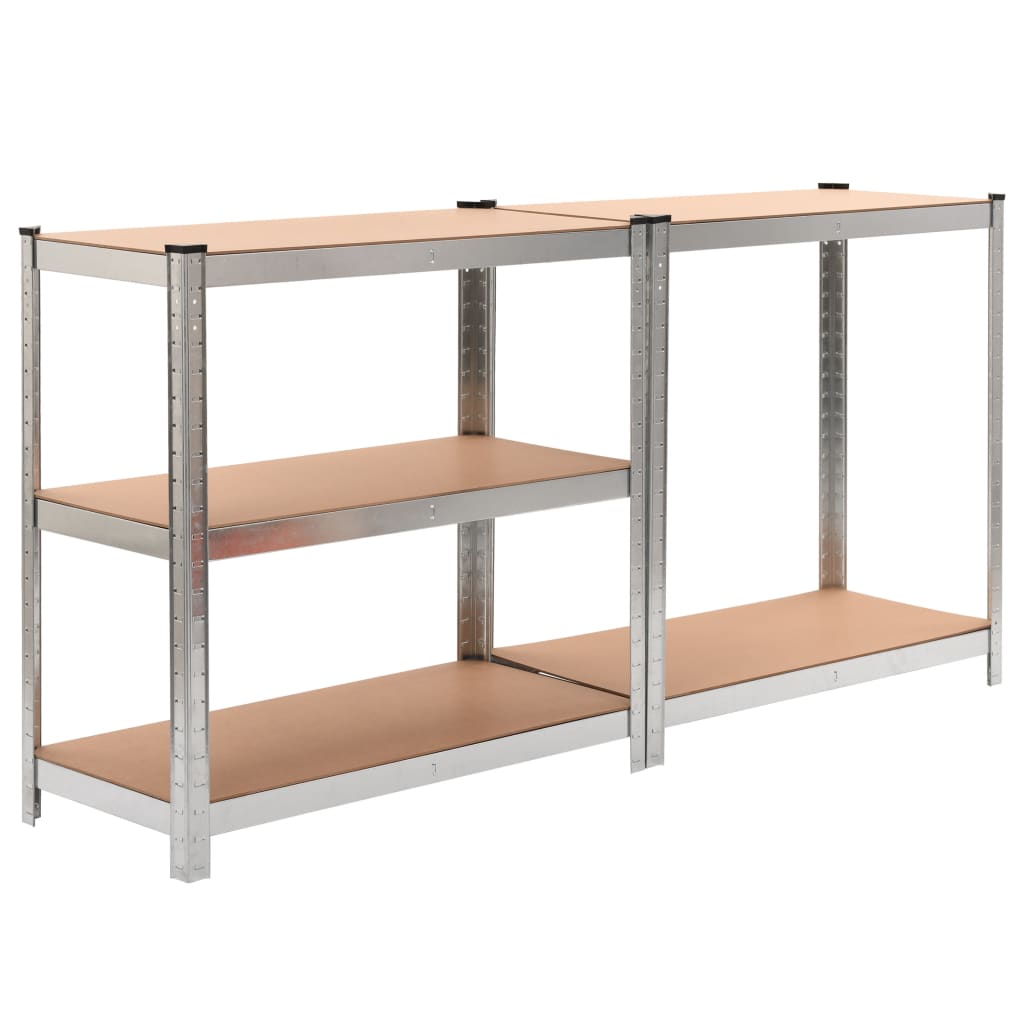 Vidaxl Storage Rack a 5 strati a 5 ST Acciaio e in legno trasformato colorato