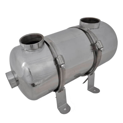 Vidaxl Interquangador de calor de piscina 355 x 134 mm 40 kW