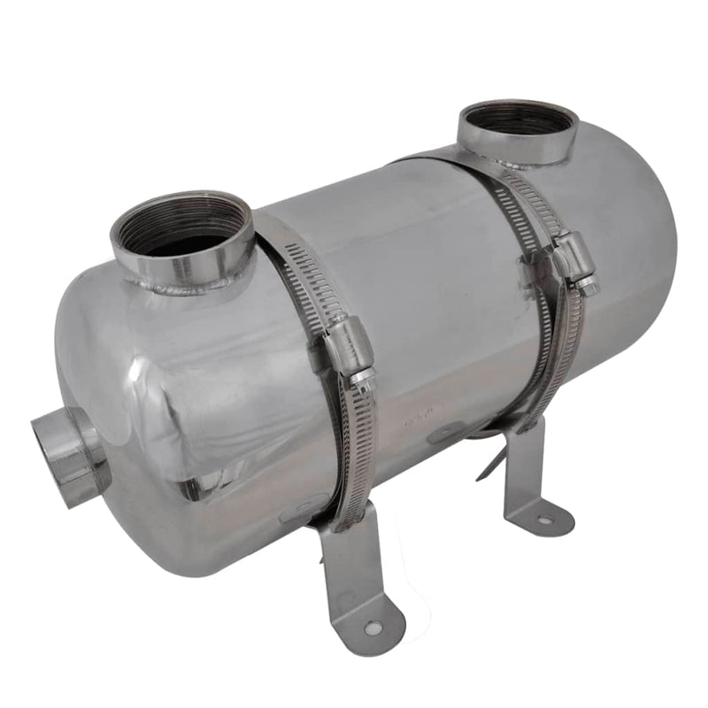 Scambiatore di calore della piscina Vidaxl 355 x 134 mm 40 kW