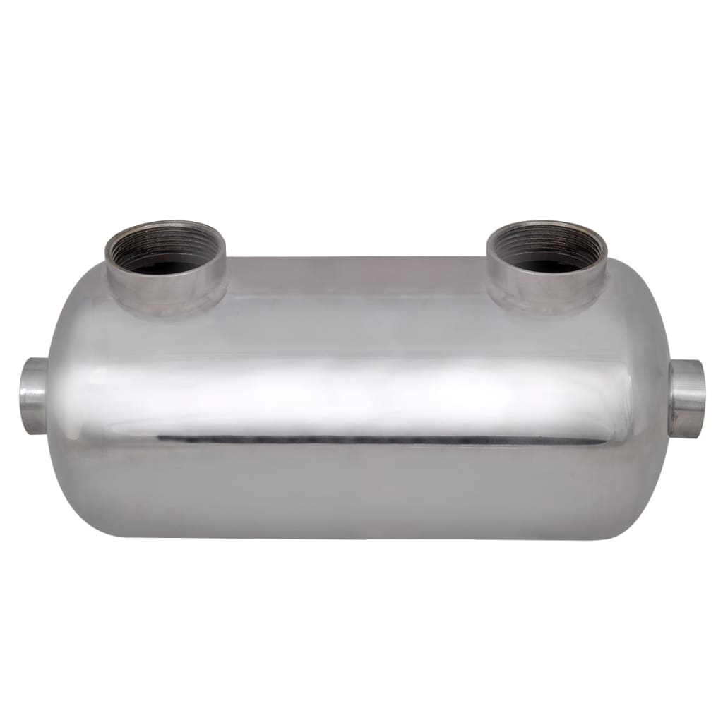 Scambiatore di calore della piscina Vidaxl 355 x 134 mm 40 kW