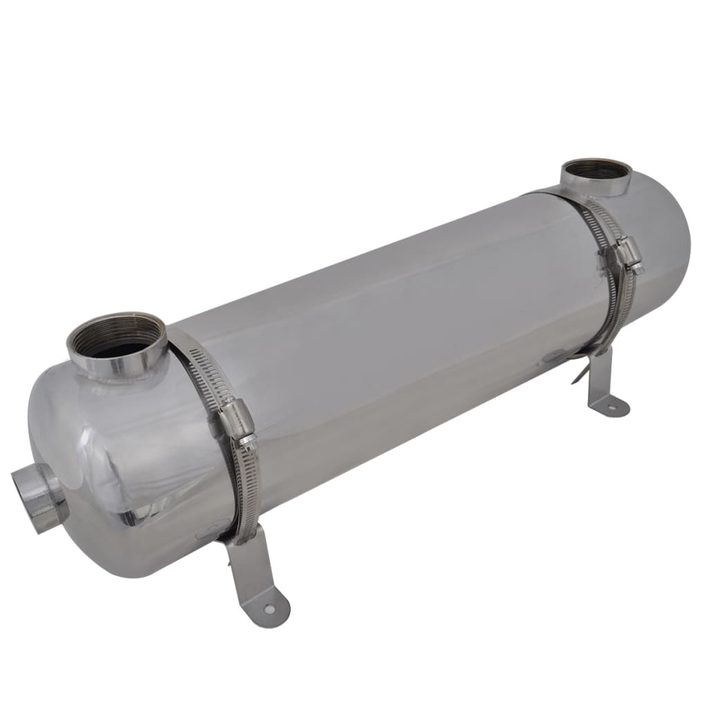 Vidaxl Intercambiador de calor de piscina 613 x 134 mm 75 kW